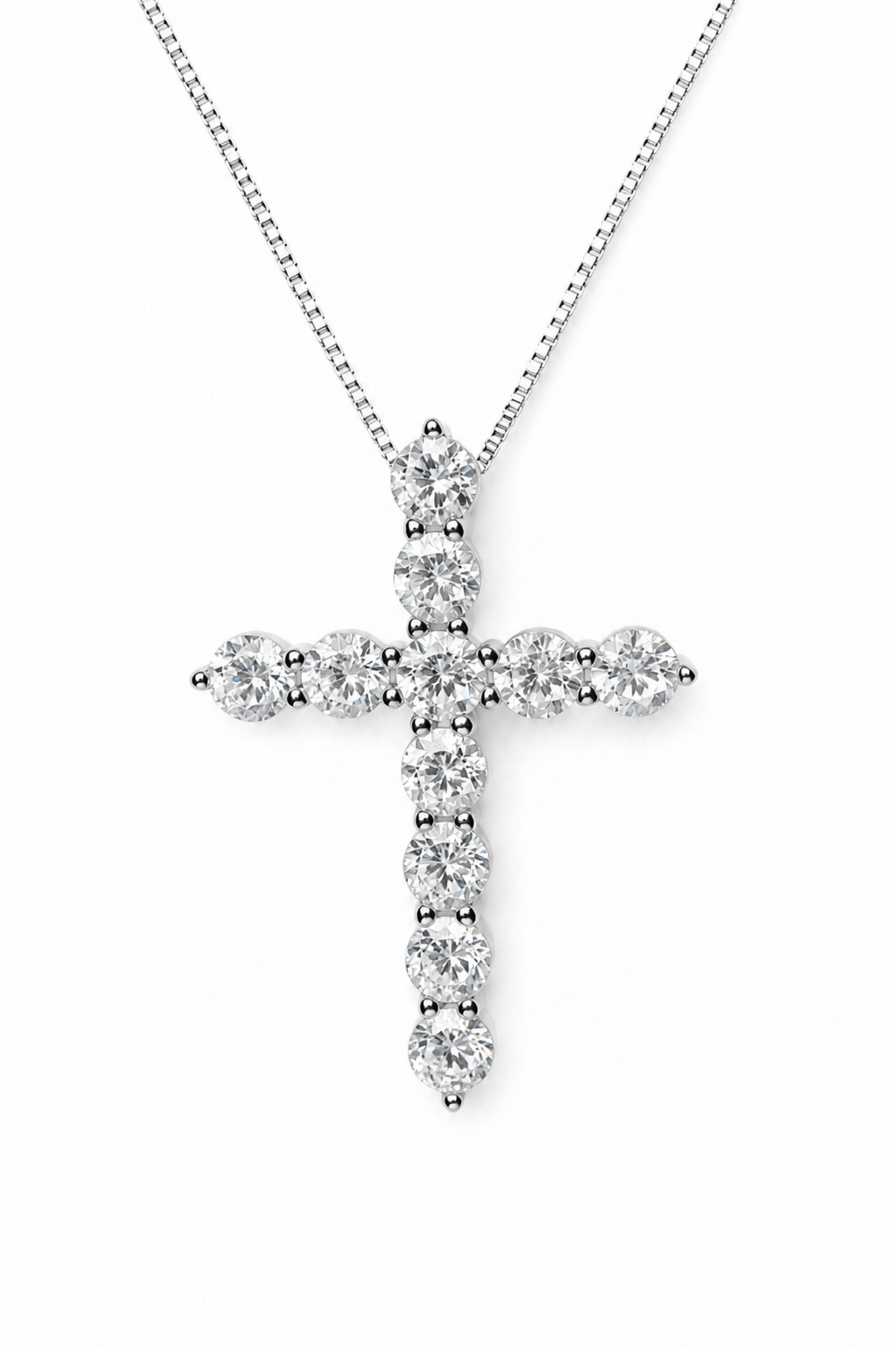 Abide .925 Sterling Silver Cross