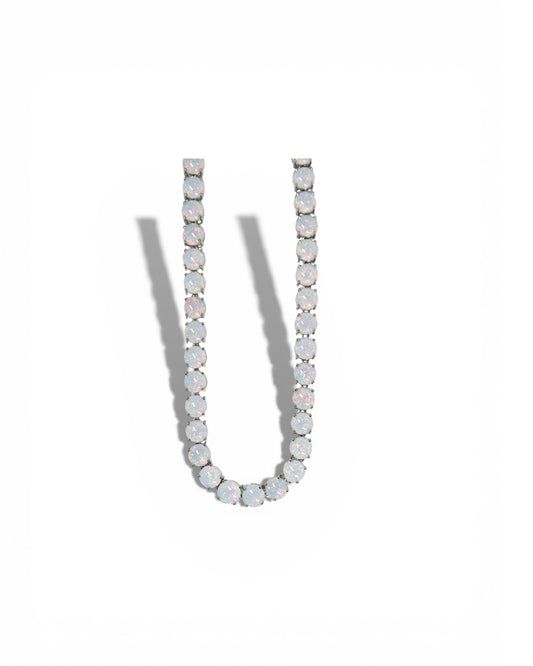She's Got The Glow Opal Tennis Necklace