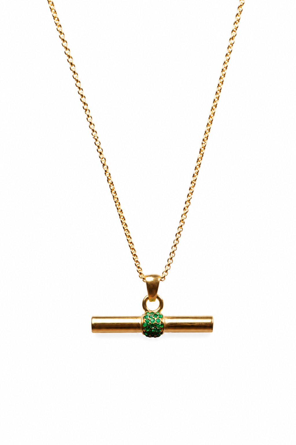 Editor's Pick T-Bar 316L Stainless Steel Necklace