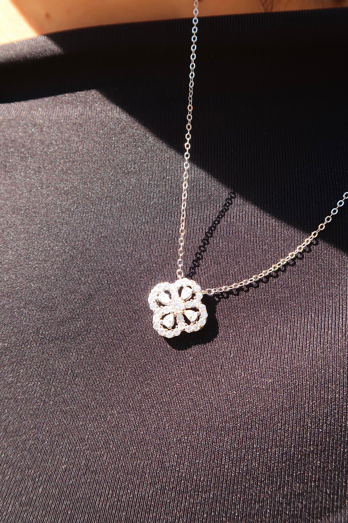 Clover .925 Sterling Silver Necklace