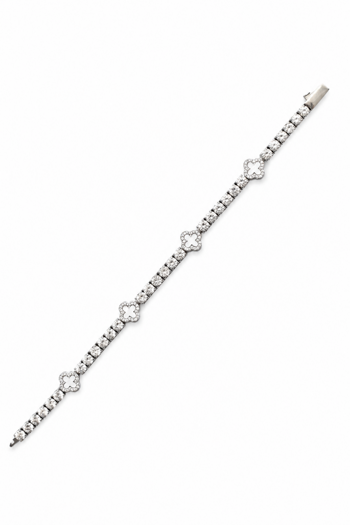 Clover Odette 316L Stainless Steel Necklace + Bracelet Duo