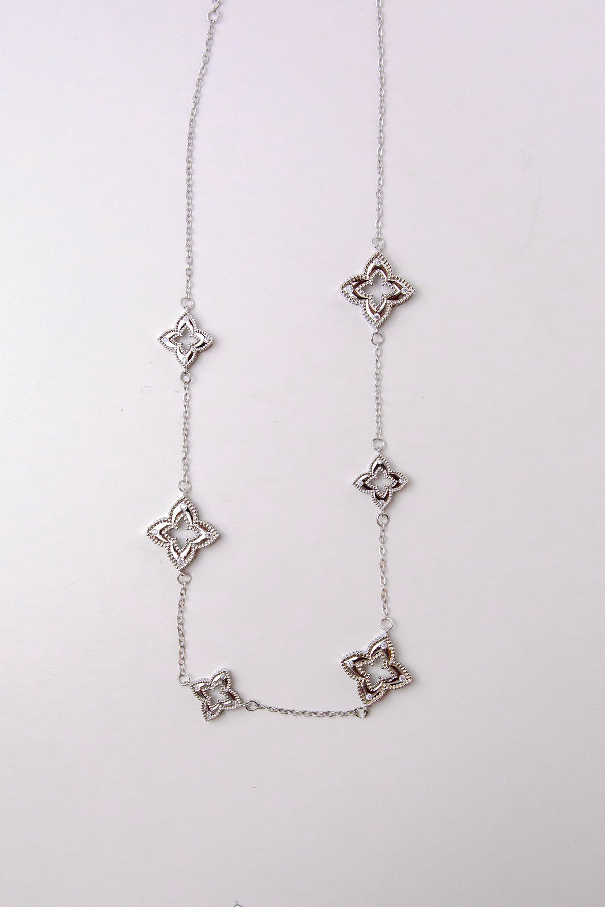 In Bloom Stainless Steel Necklace