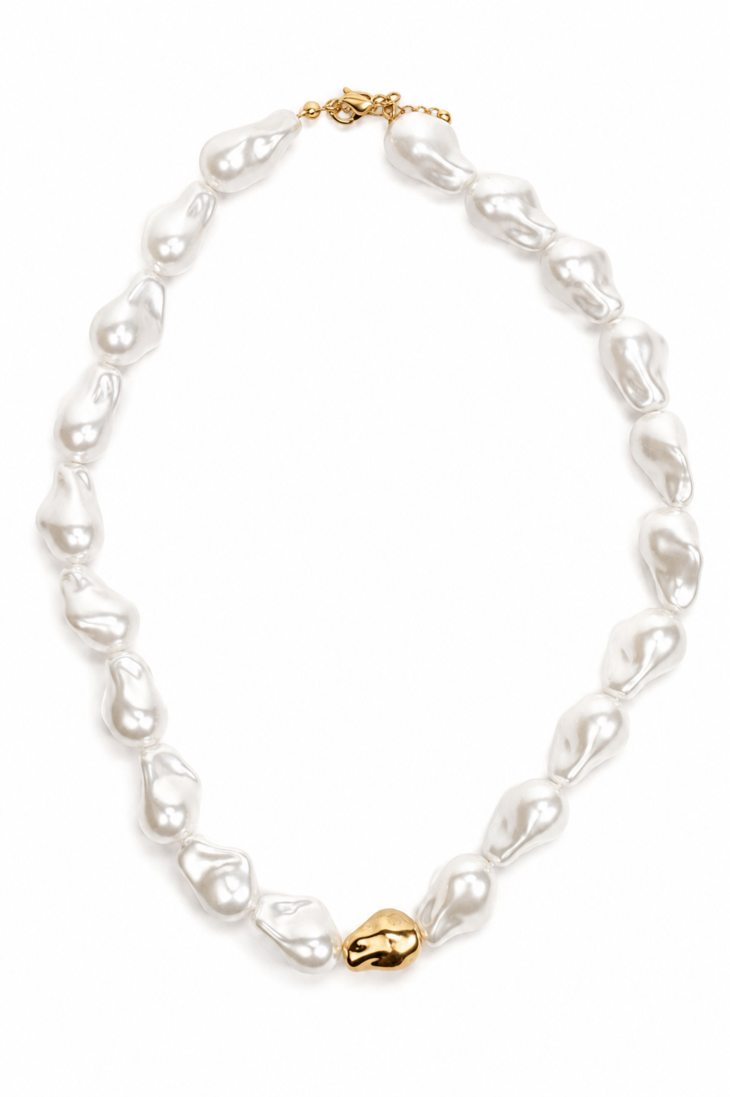 The Riviera 316L Stainless Steel Pearl Necklace and Anklet Duo