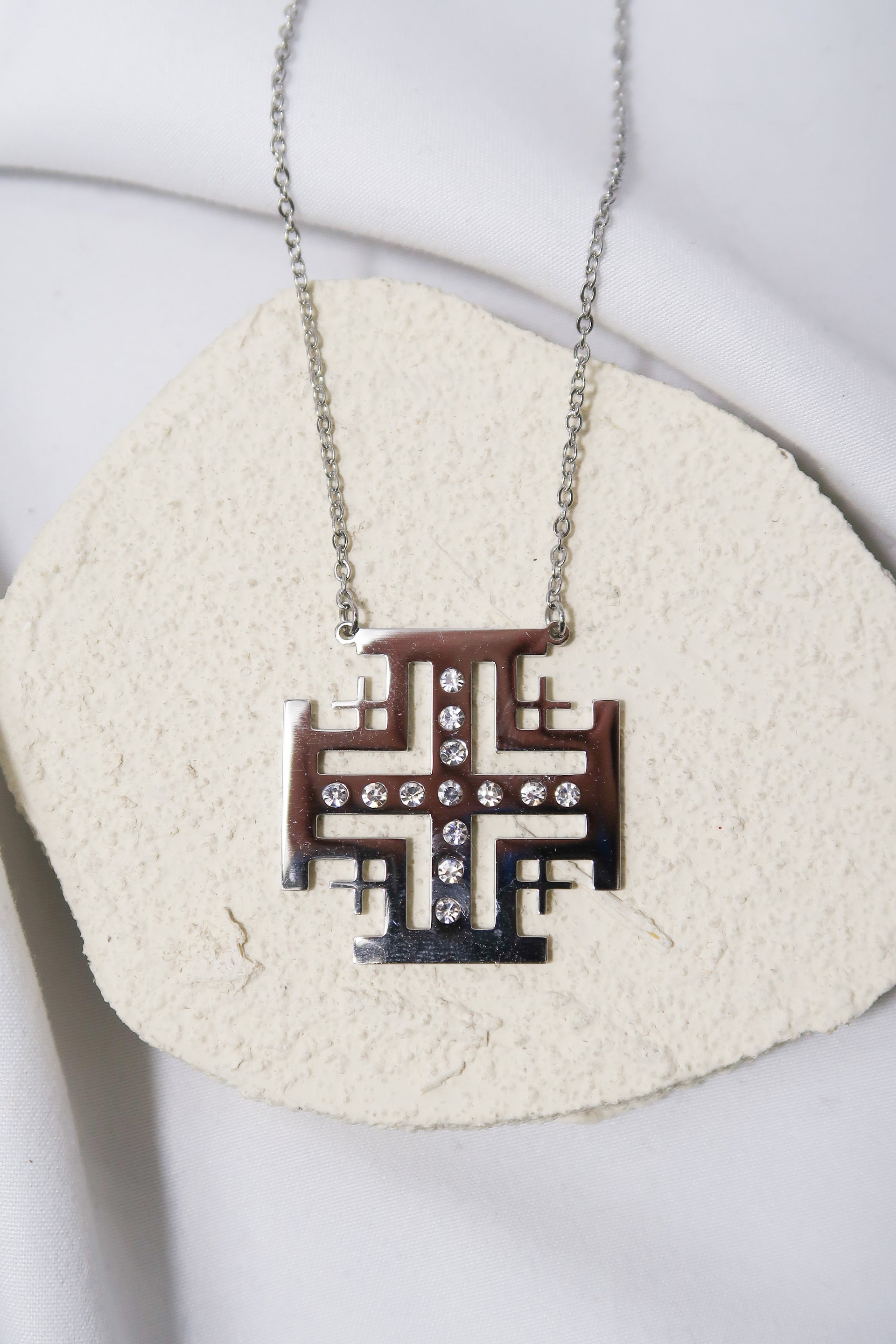 Kelseys Jerusalem Cross Necklace