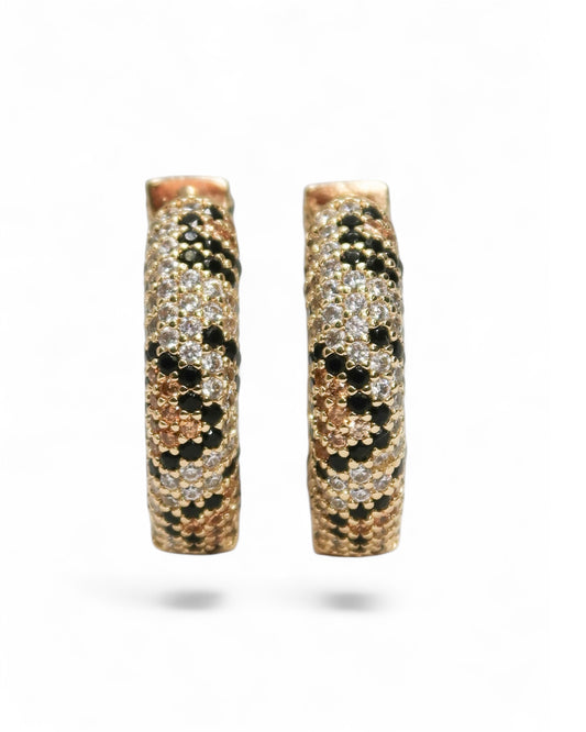 Femme Fatale Rebel Leopard 316L Stainless Steel Earrings