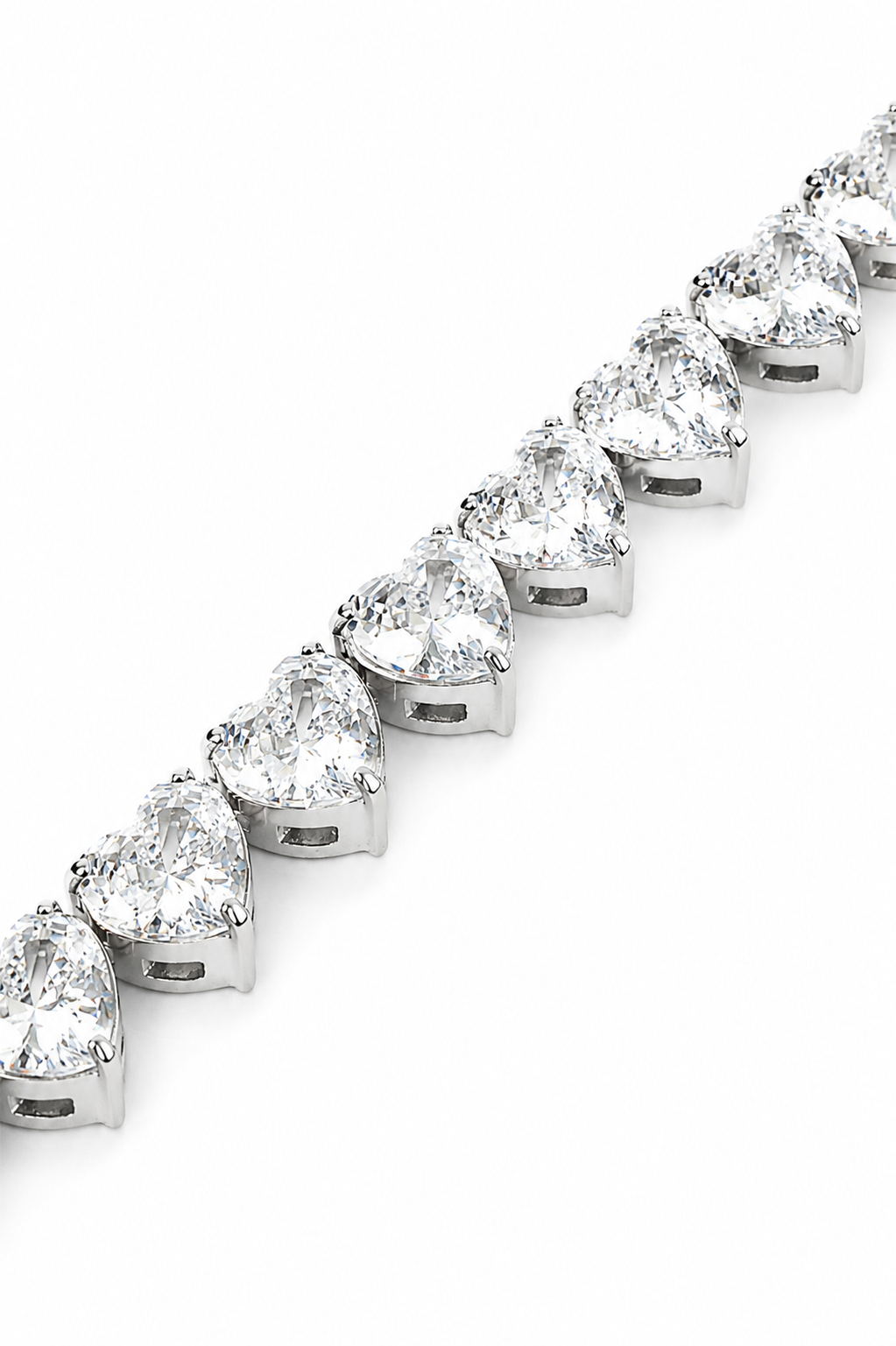Heart Odette 5MM 16L Stainless Steel Necklace + Bracelet Duo