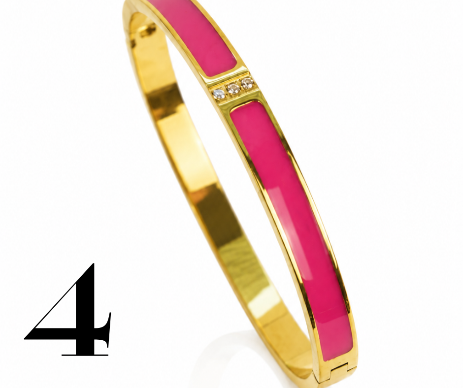 Color Pop 316L Stainless Steel Bangle