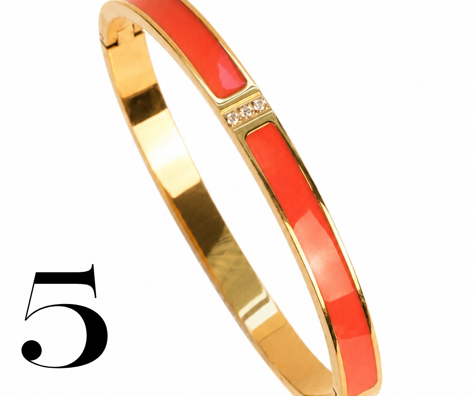 Color Pop 316L Stainless Steel Bangle
