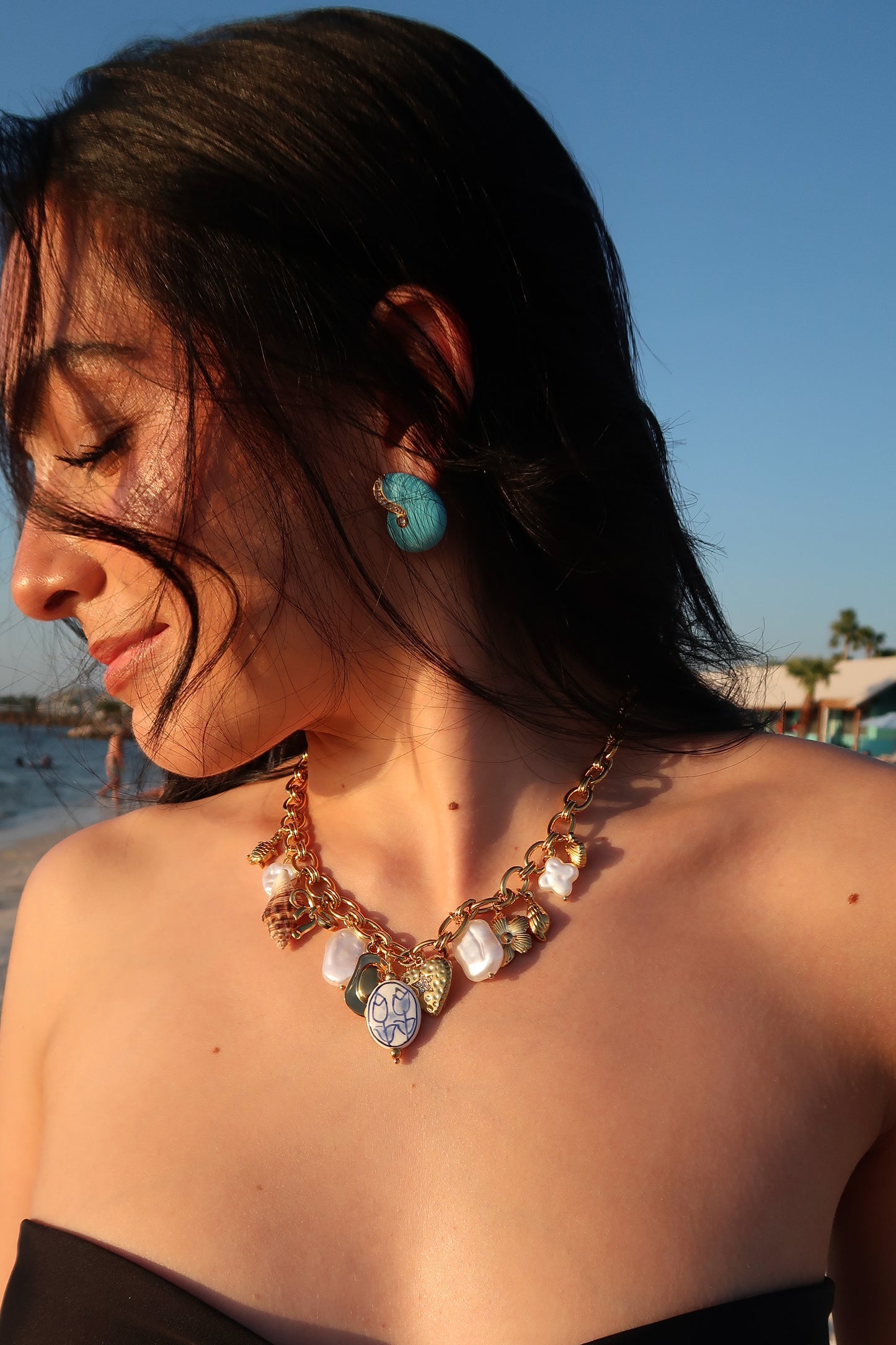 Colombian Charm 316L Stainless Steel Charm Necklace