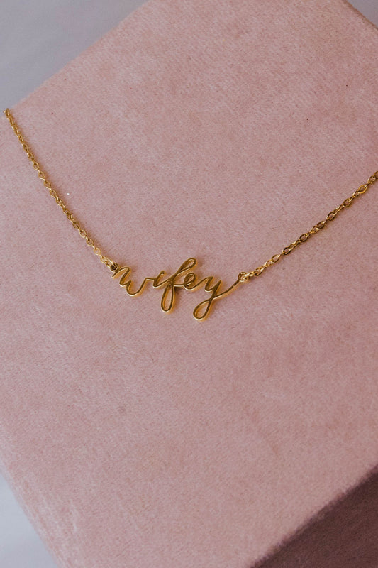 The Better Half "Wifey" Necklace