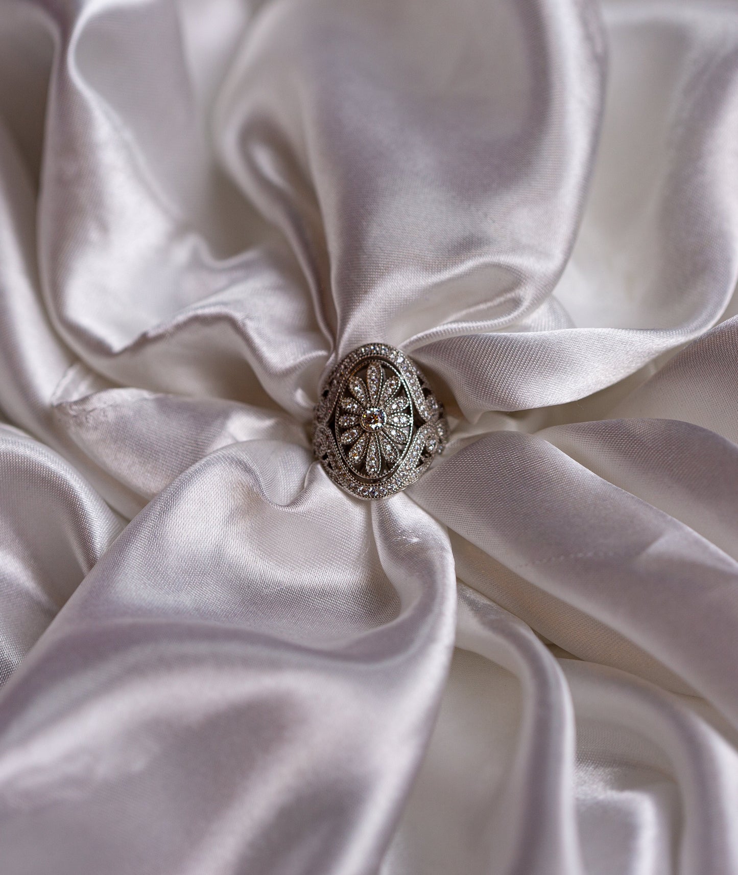 Force of Nature .925 Sterling Silver Moissanite Ring