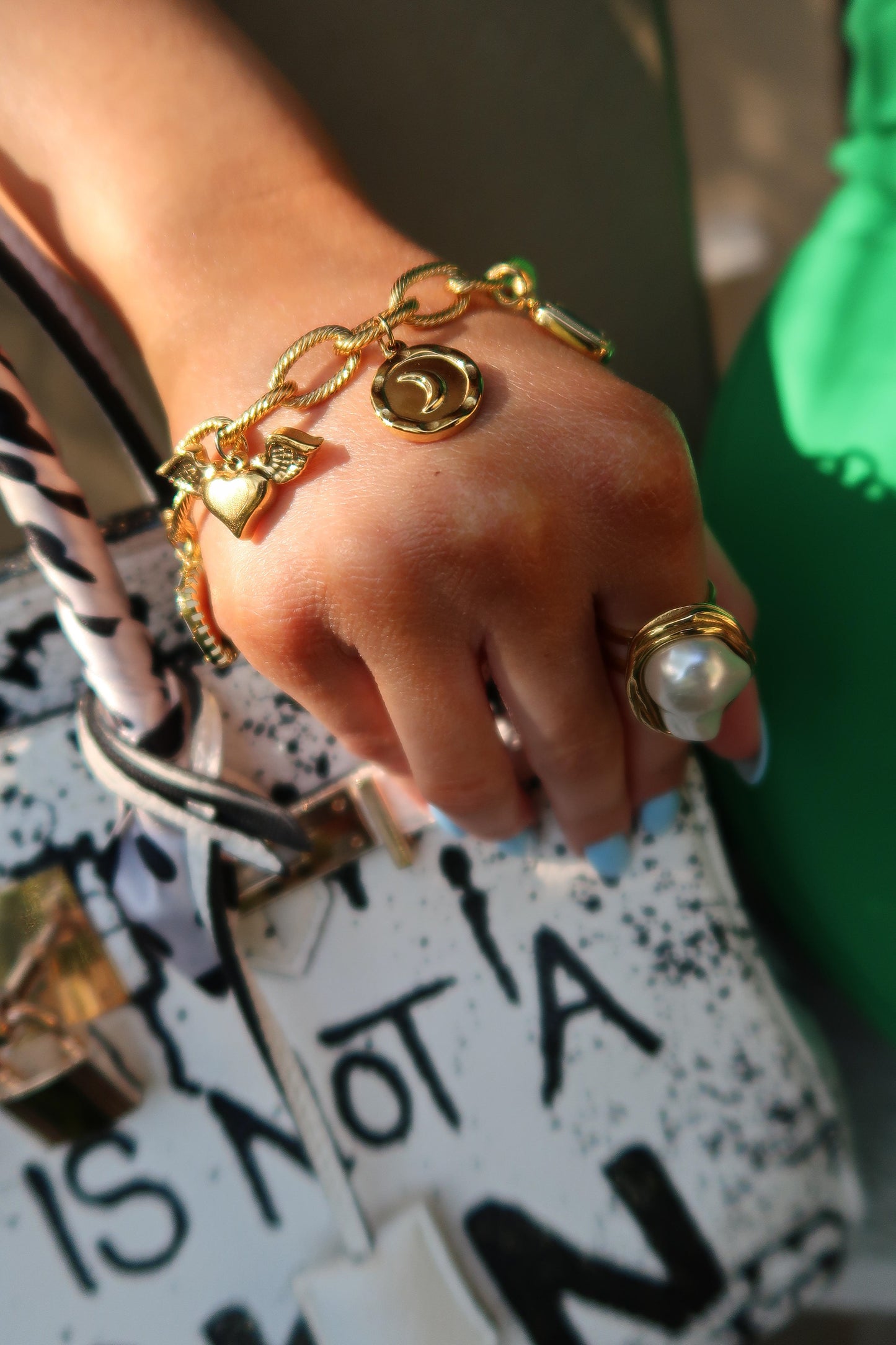 Brooklyn Skye 316L Charm Bracelet