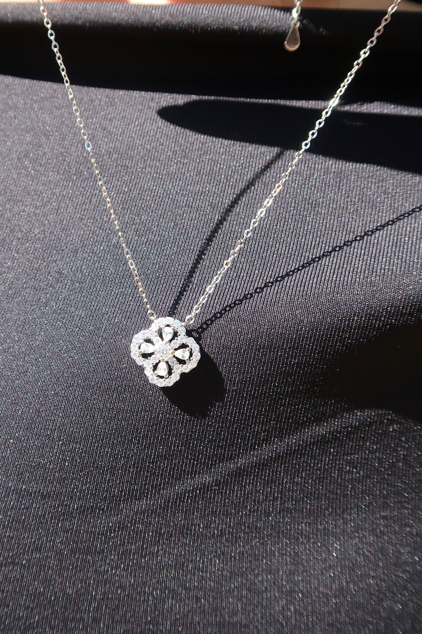 Clover .925 Sterling Silver Necklace