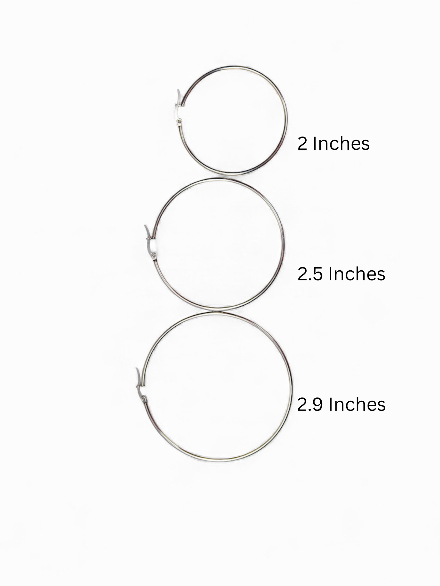 On-Repeat Hoop 316L Stainless Steel Trio