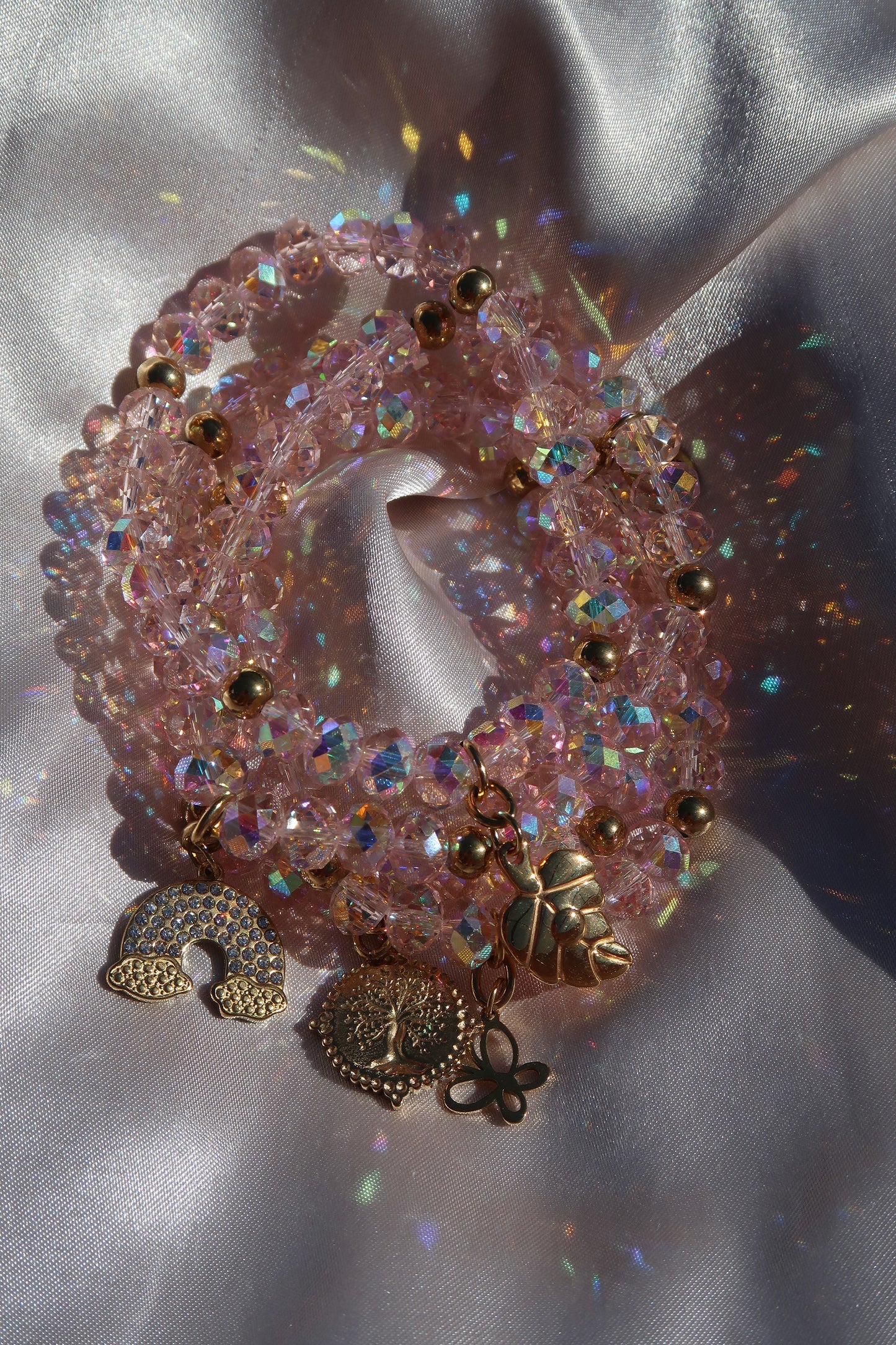 Mother Knows Best Swarovski Crystal Bracelet Stack