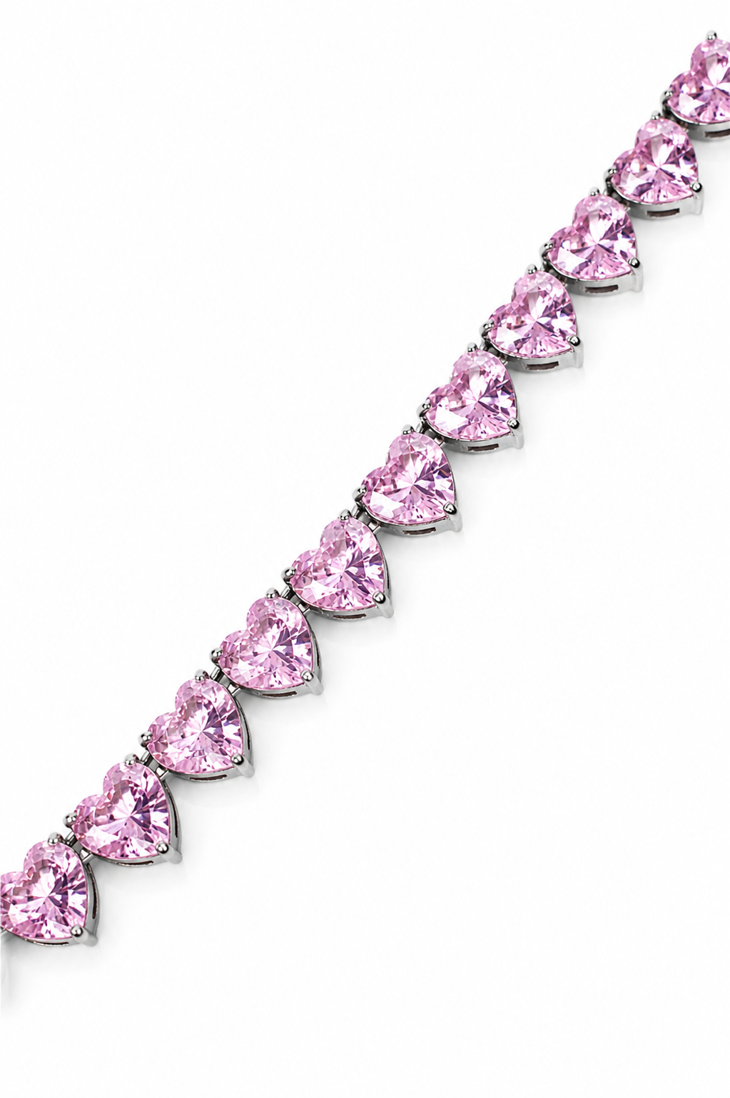 Heart Odette 5MM 16L Stainless Steel Necklace + Bracelet Duo