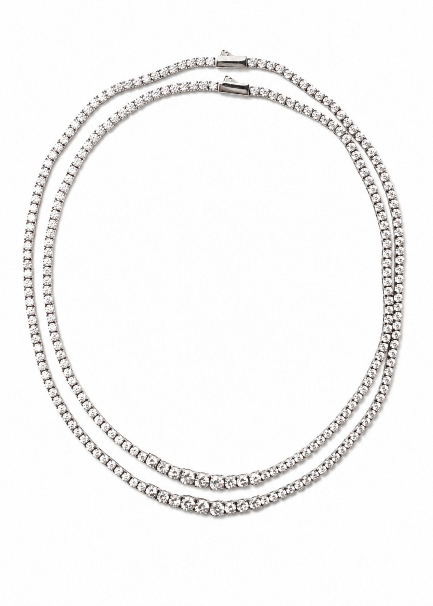 Odette 3MM-5MM Gradual 316L Stainless Steel Necklace