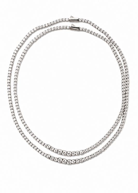 Odette 3MM-5MM Gradual 316L Stainless Steel Necklace