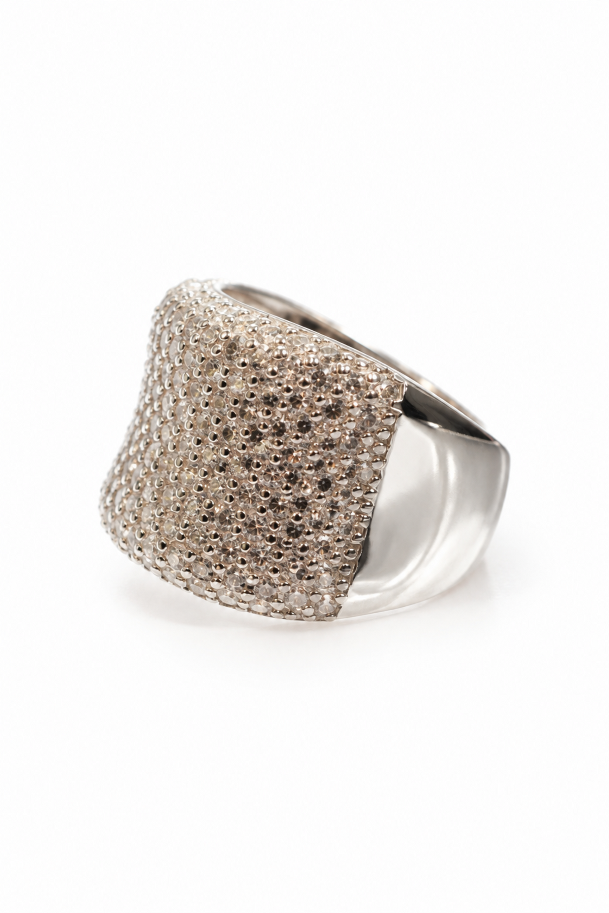Celeste .925 Sterling Silver Wide-Band Ring