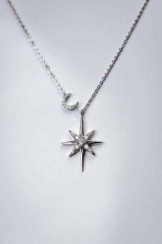 Moissanite Star Necklace **Ready To Ship**