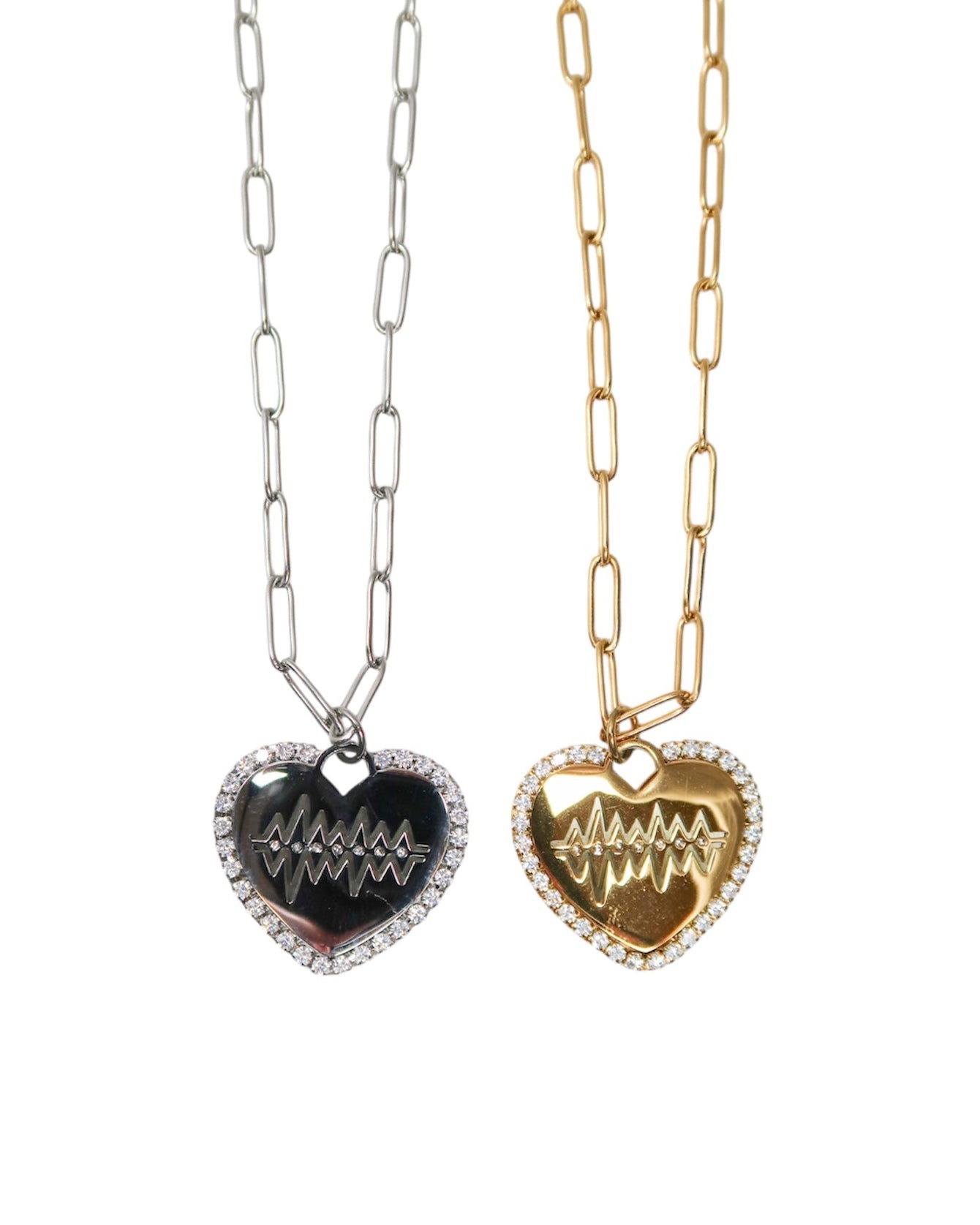 Cheers to You 316L Stainless Steel Heart Necklace