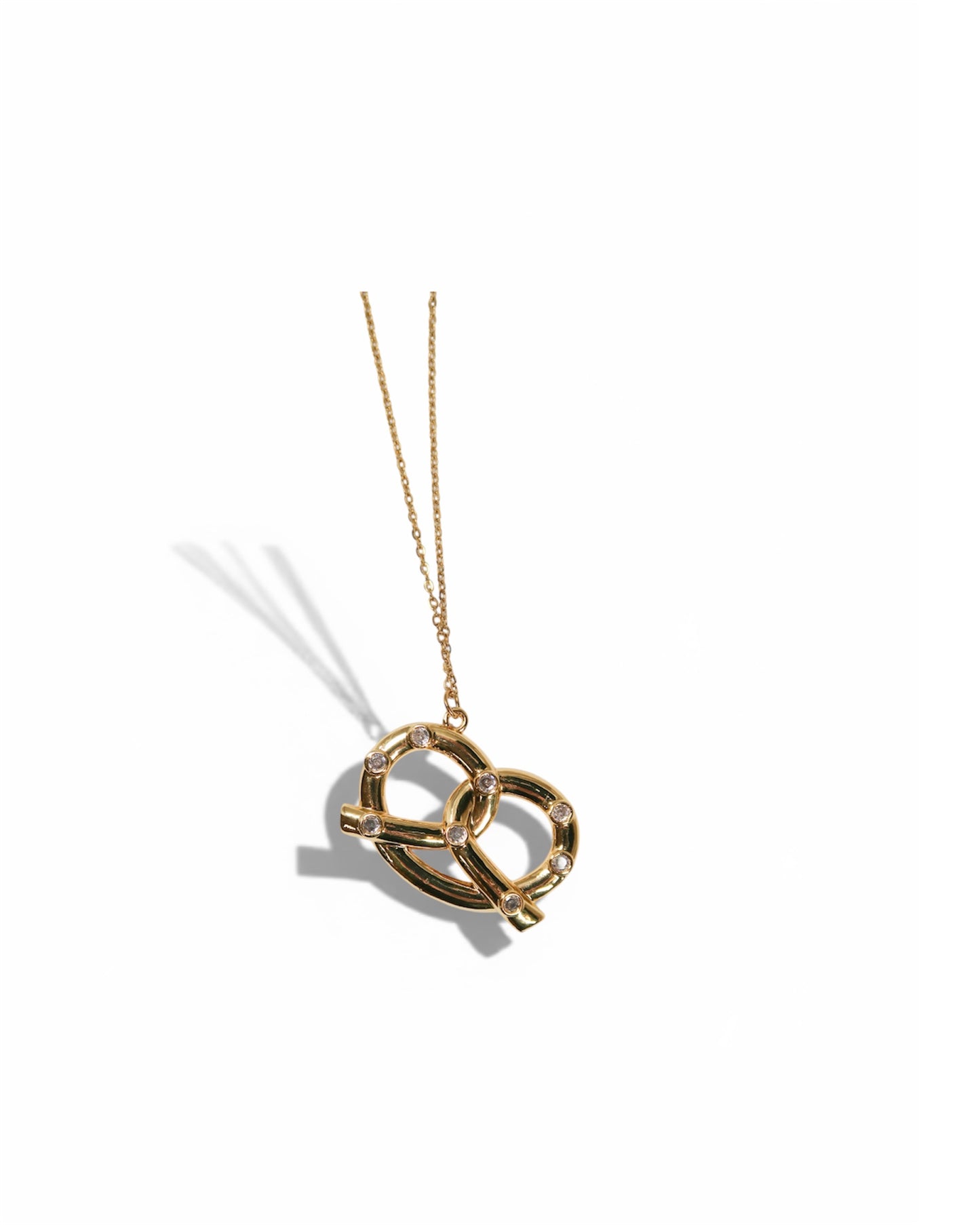 Don't Get it Twisted 316L Stainless Pretzel Necklace