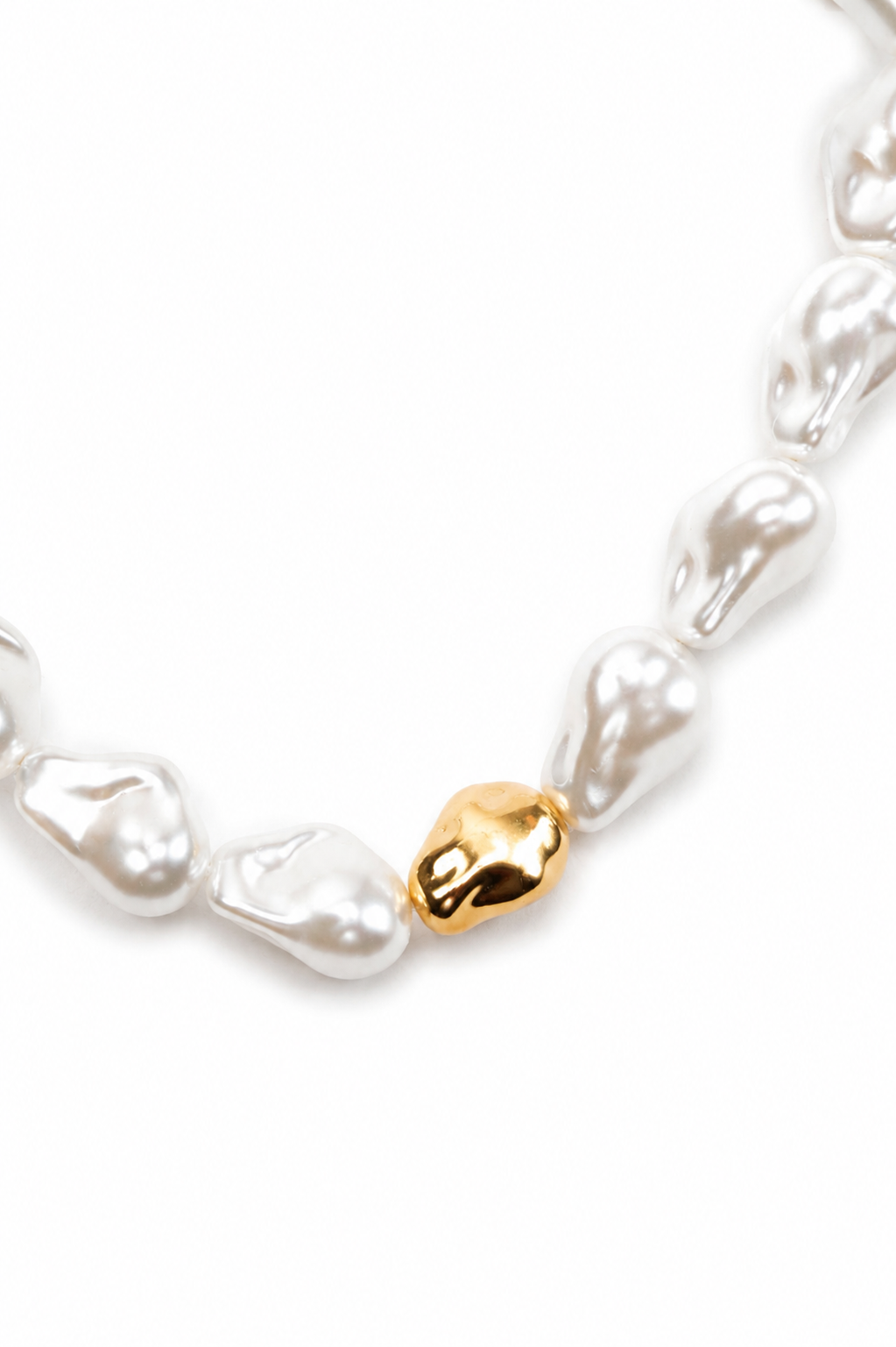 The Riviera 316L Stainless Steel Pearl Necklace and Anklet Duo