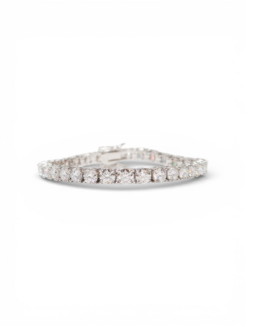 The Heiress .925 Sterling Silver Moissanite Tennis Bracelet