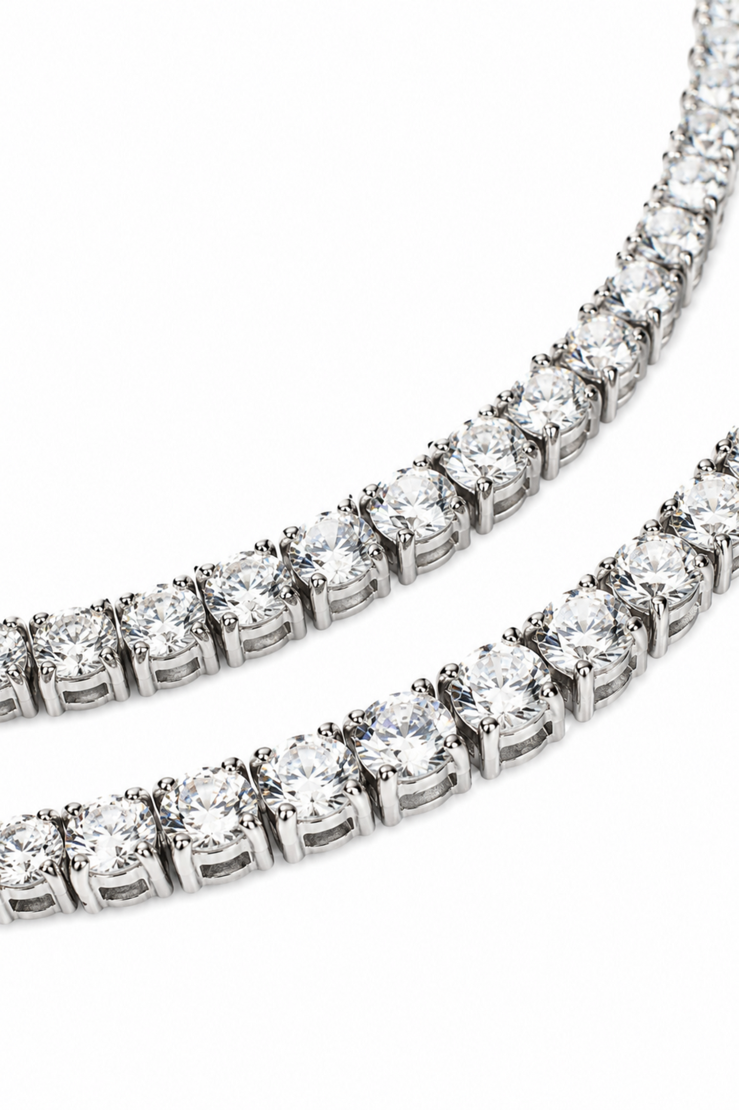 Odette 3MM-5MM Gradual 316L Stainless Steel Necklace