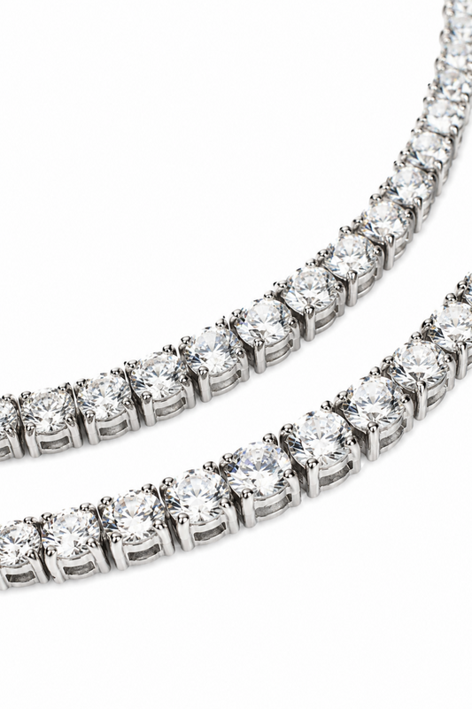 Odette 3MM-5MM Gradual 316L Stainless Steel Necklace