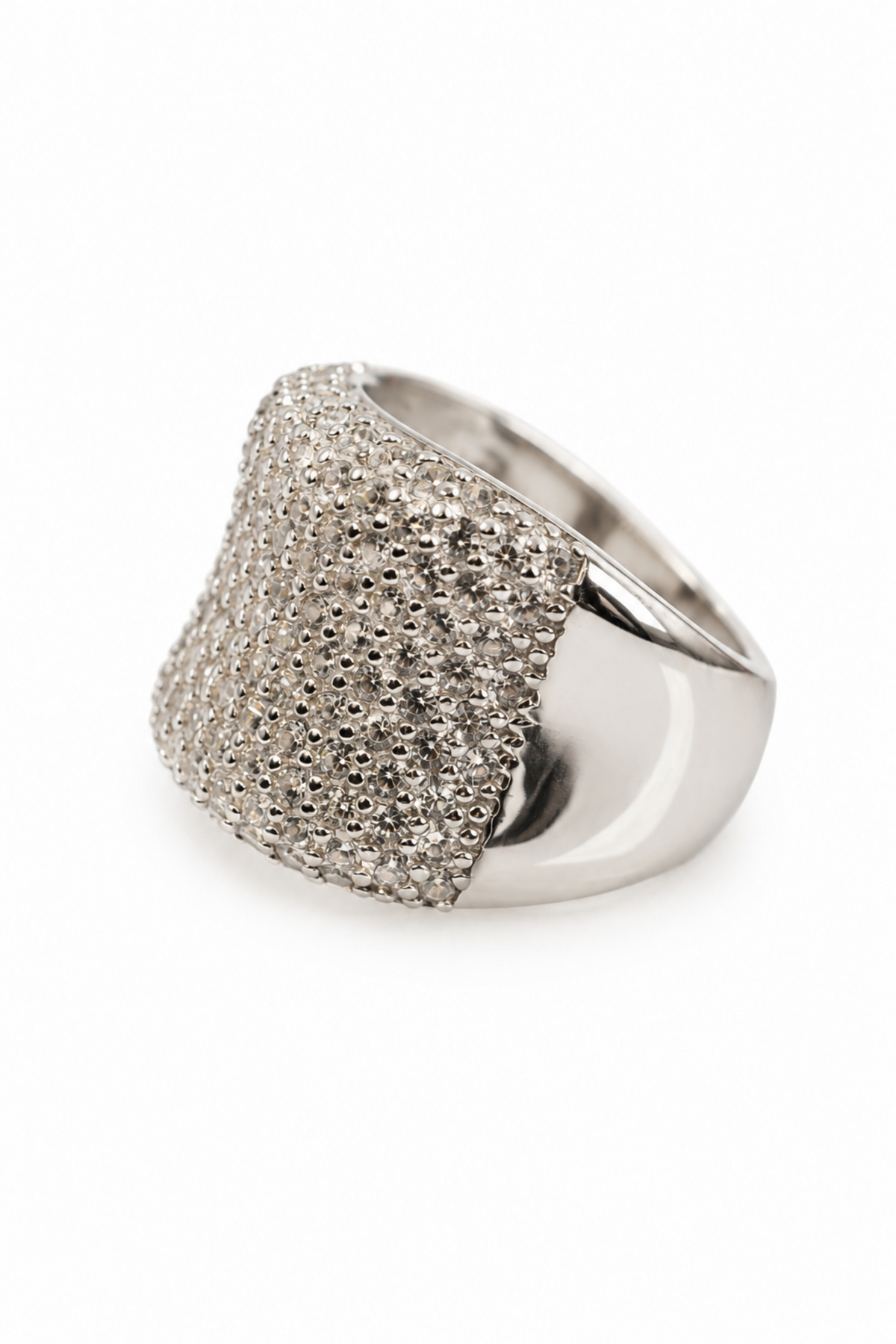 Celeste .925 Sterling Silver Wide-Band Ring