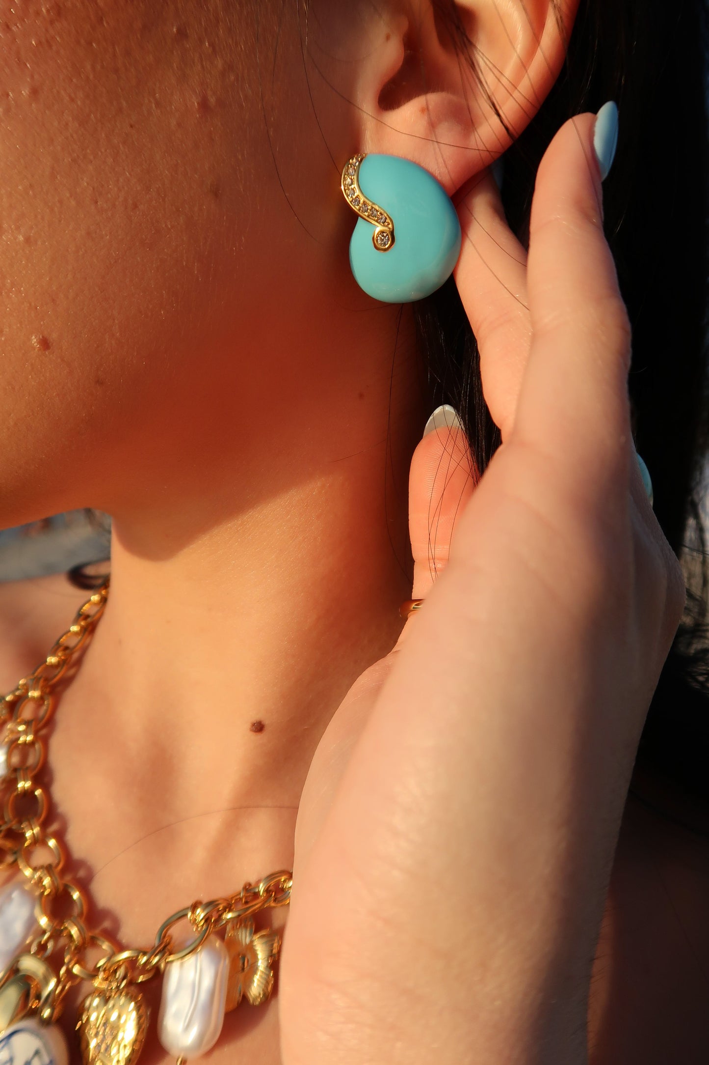 Blue Bay Stainless 316L Steel Earrings