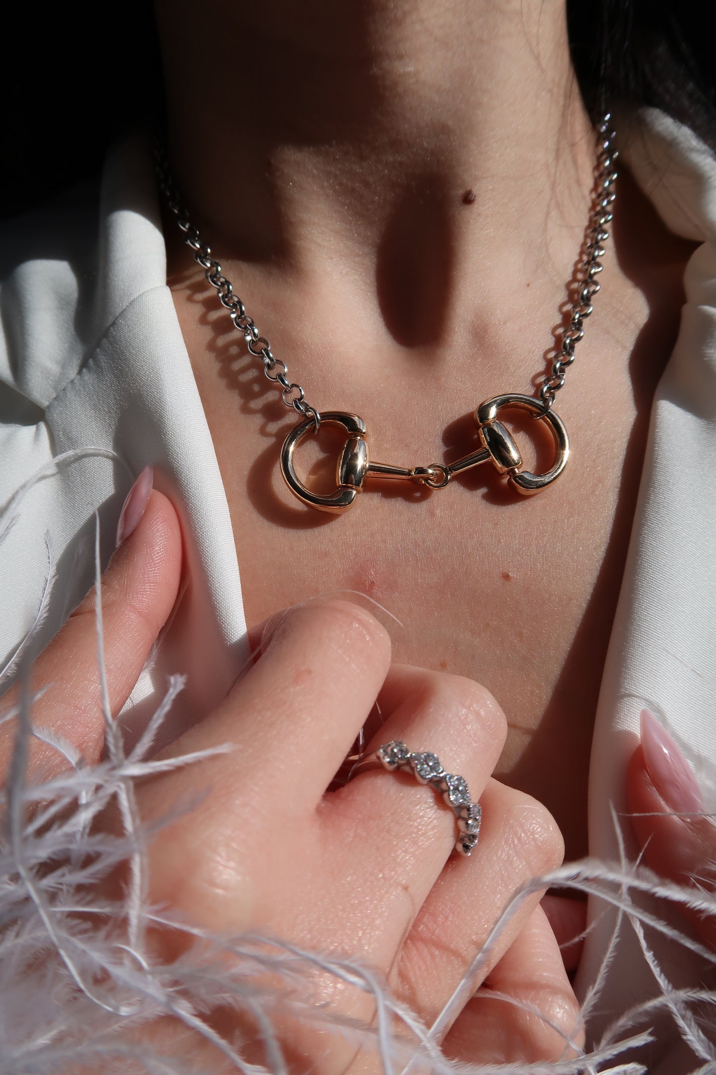 Destined Horse Bit 316L Stainless Steel Necklace