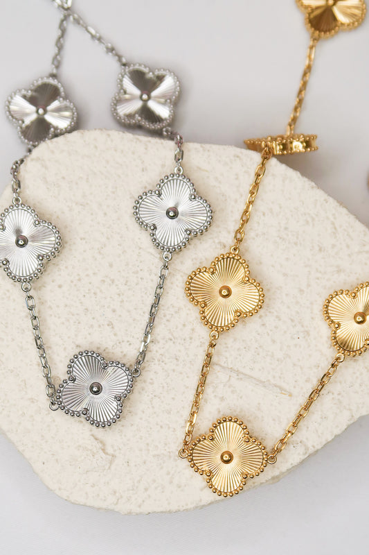 Elise Flower 316L Stainless Steel Necklace