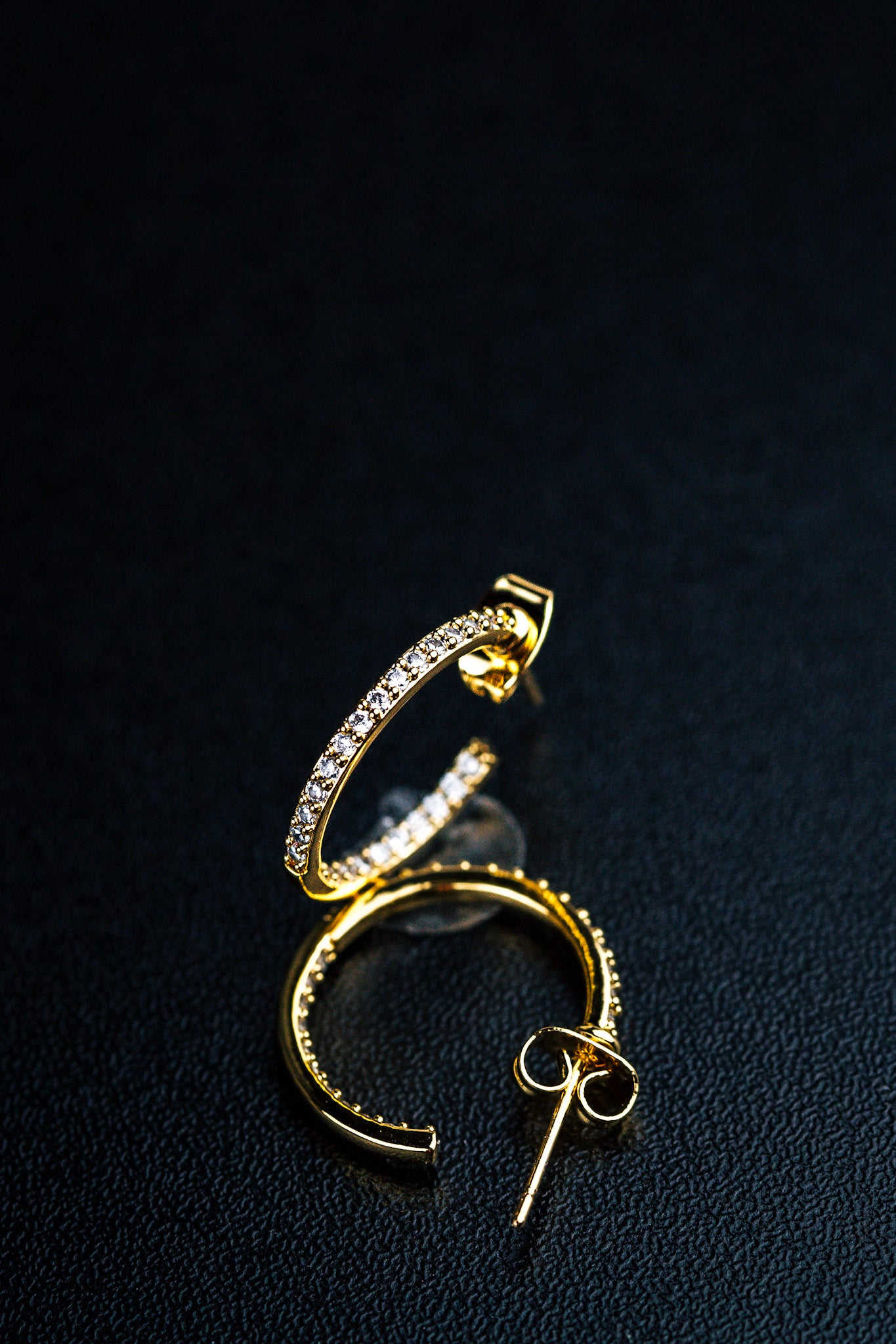 Simply Janie Crystal Hoops