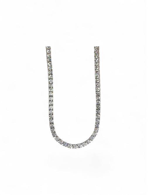 Odette .925 Sterling Silver Tennis Necklace