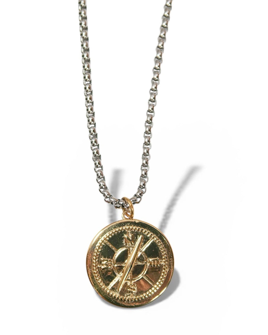 Edgy2.0 316L Stainless Steel Pendant 4 Piece Necklace Layering Set