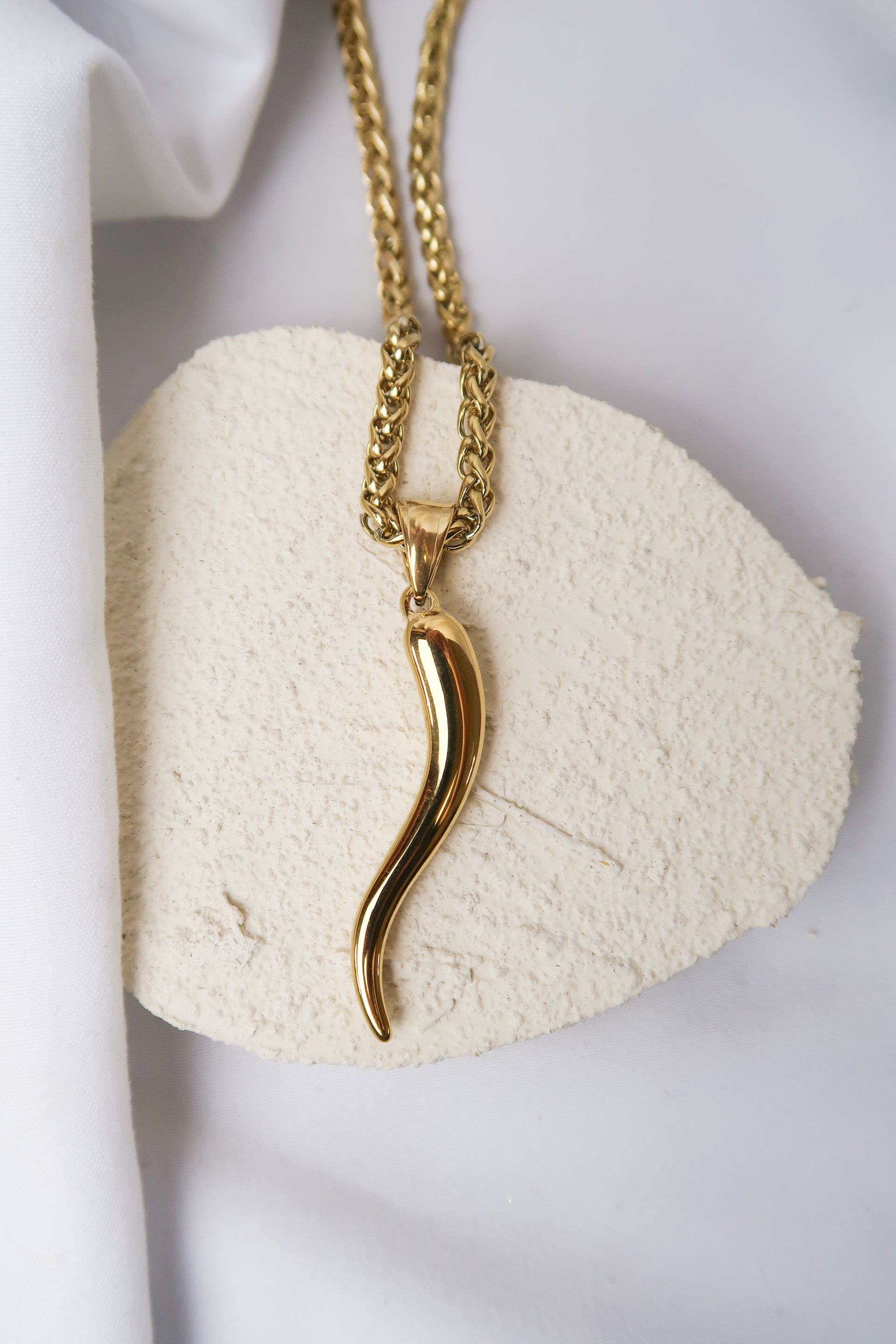 Cornetto Stainless Steel Necklace