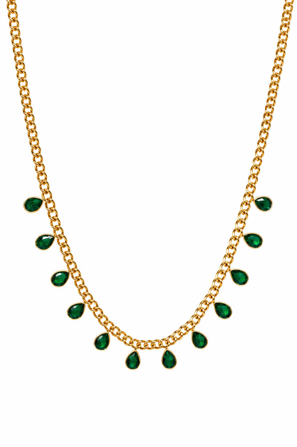 Hard Launch Stainless Steel Crystal Necklace