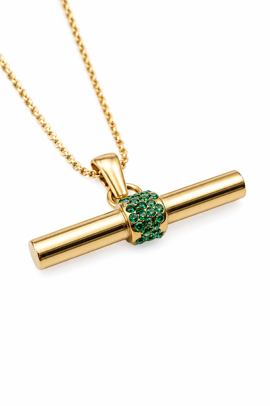 Editor's Pick T-Bar 316L Stainless Steel Necklace