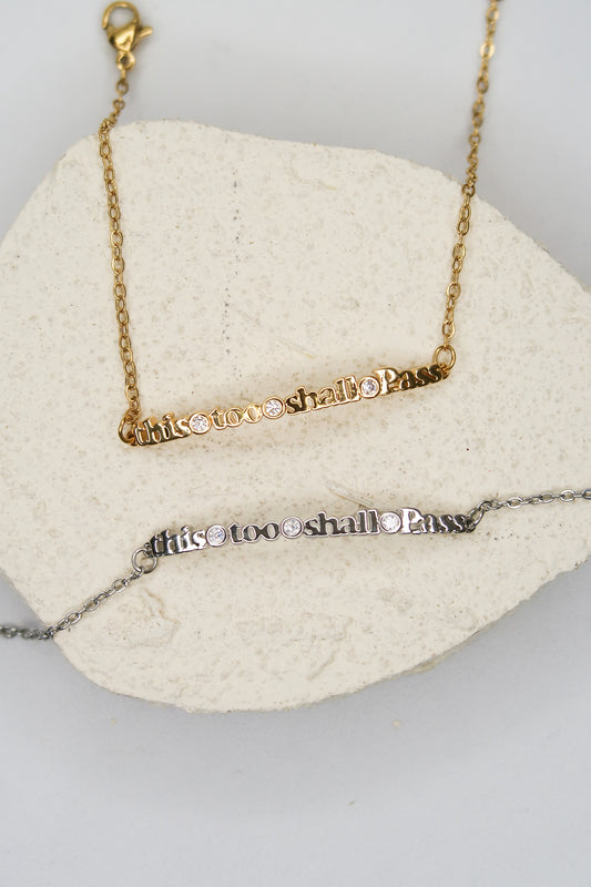 This Too Shall Pass 316L Stainless Steel Bracelet/Anklet