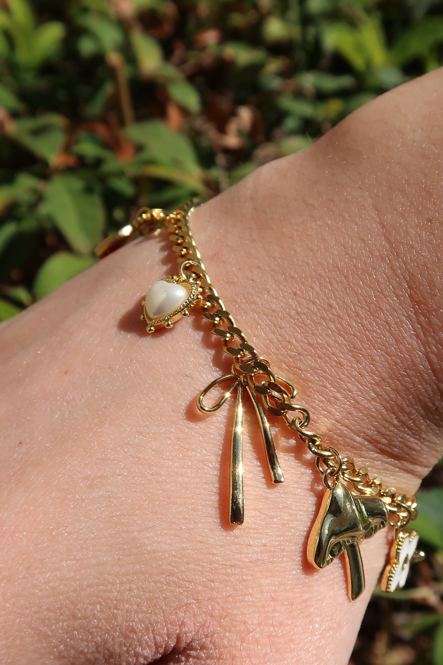 Brandi's 316L Stainless Steel Charm Bracelet