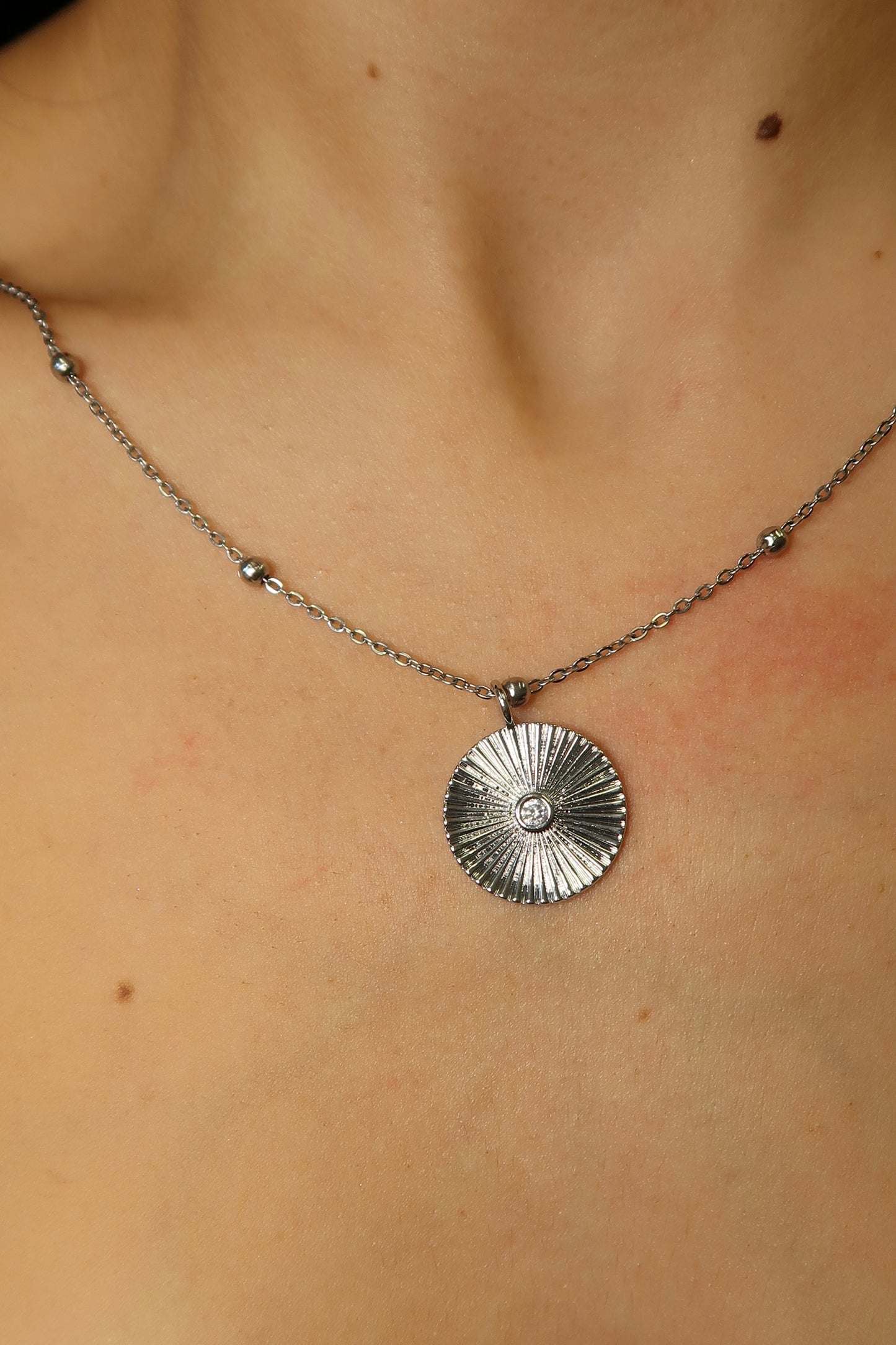 Stay Focused - Breath 316L Stainless Steel Crystal Charm