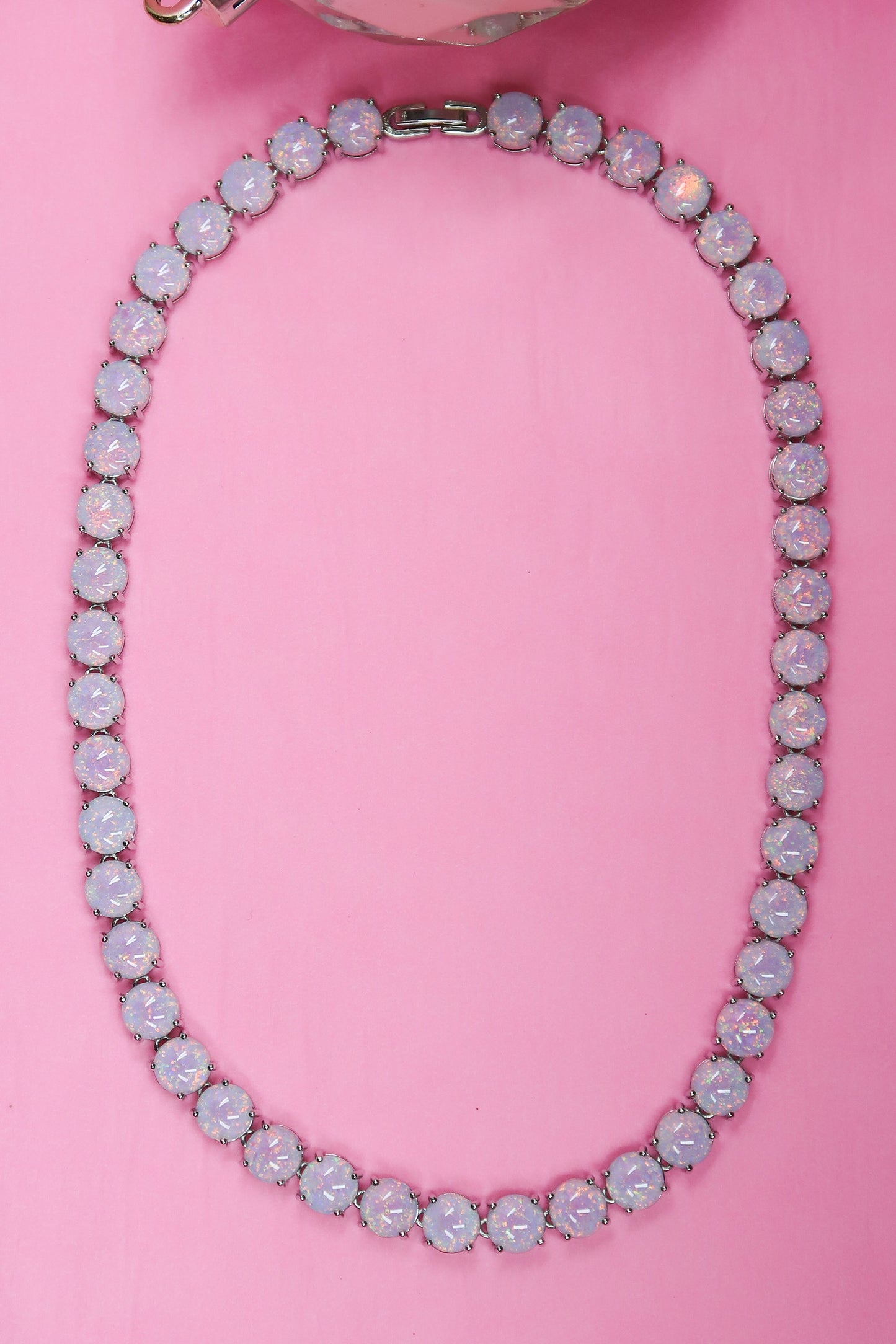 She's Got The Glow Opal Tennis Necklace- pre order