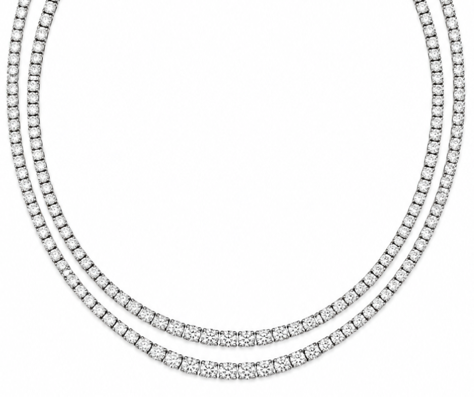 Odette 3MM-5MM Gradual 316L Stainless Steel Necklace