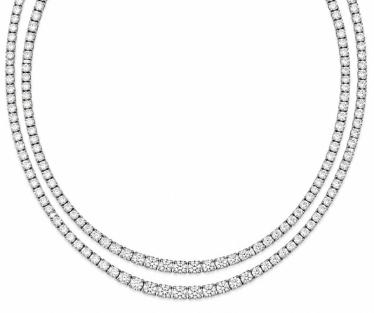 Odette 3MM-5MM Gradual 316L Stainless Steel Necklace