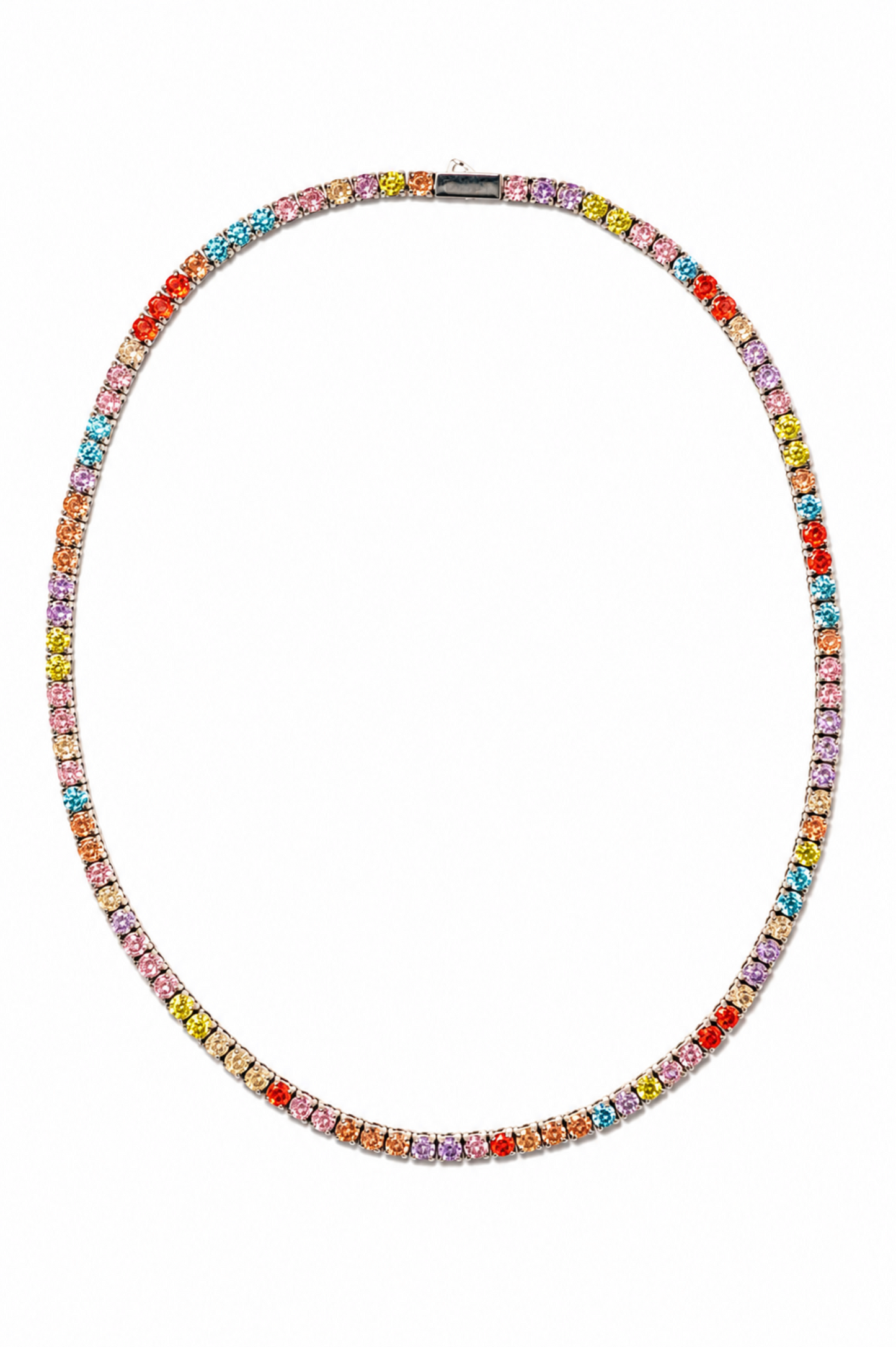 Odette 4MM Multi-Colored 316L Stainless Steel Necklace