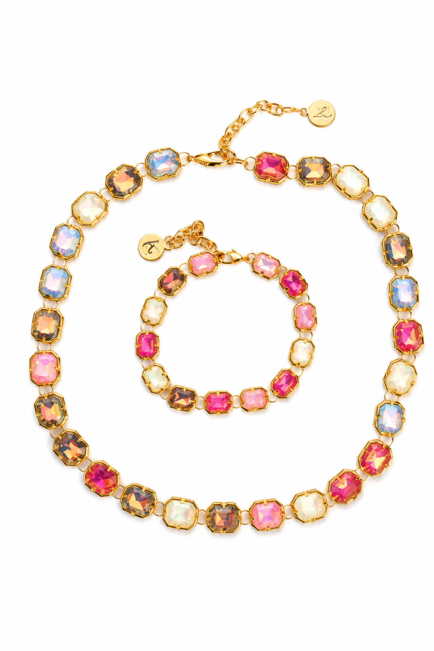 Take Me To Europe Necklace + Bracelet Duo