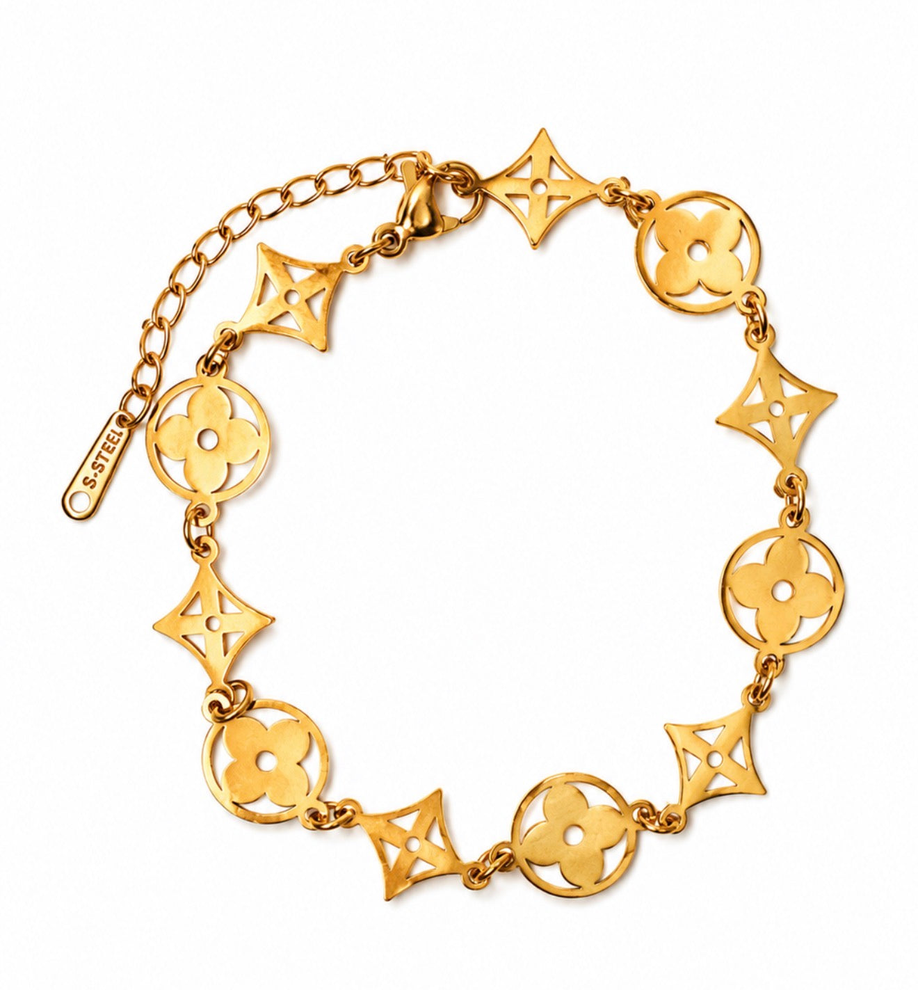 The Euro Summer 316L Stainless Steel Necklace + Bracelet Duo