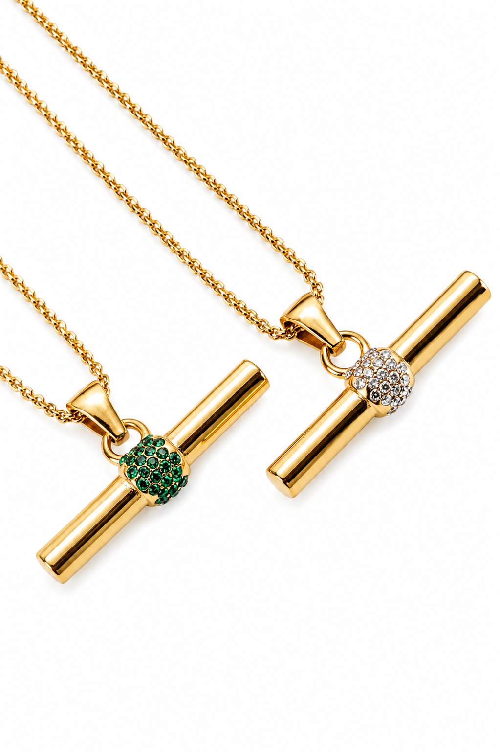 Editor's Pick T-Bar 316L Stainless Steel Necklace